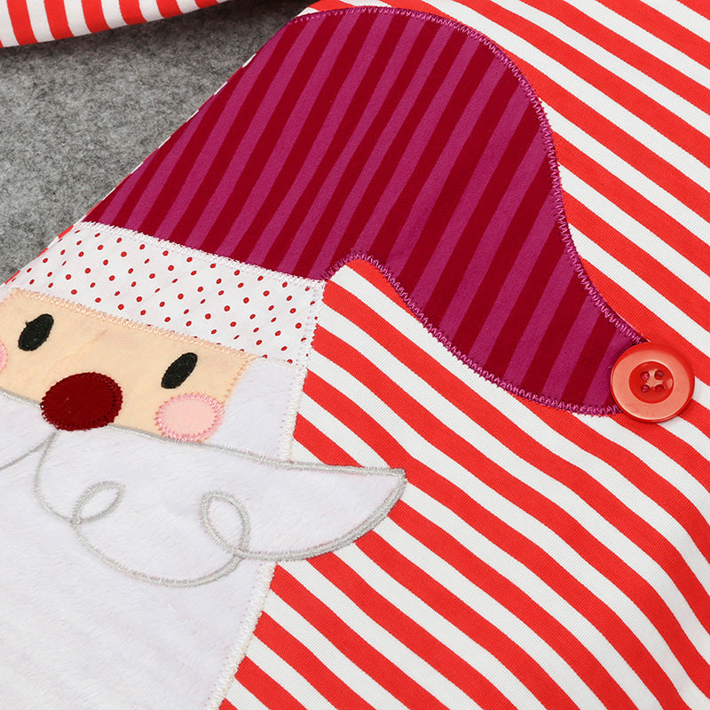 Cute Santa Applique Dress,12M to 5T.