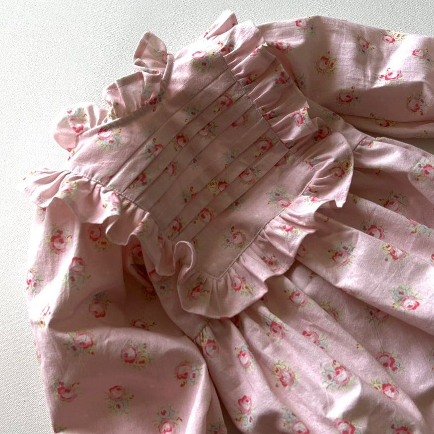 Dusty Rose Romper & Dress,6M to 6T.