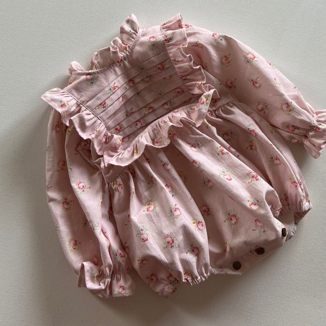 Dusty Rose Romper & Dress,6M to 6T.