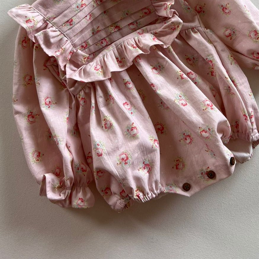 Dusty Rose Romper & Dress,6M to 6T.