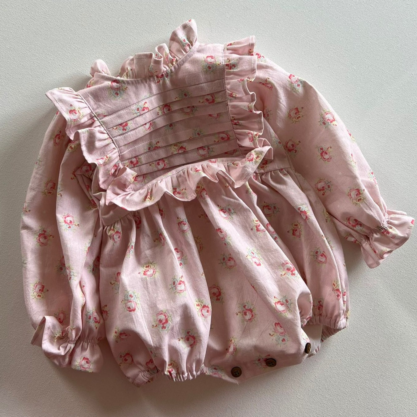 Dusty Rose Romper & Dress,6M to 6T.