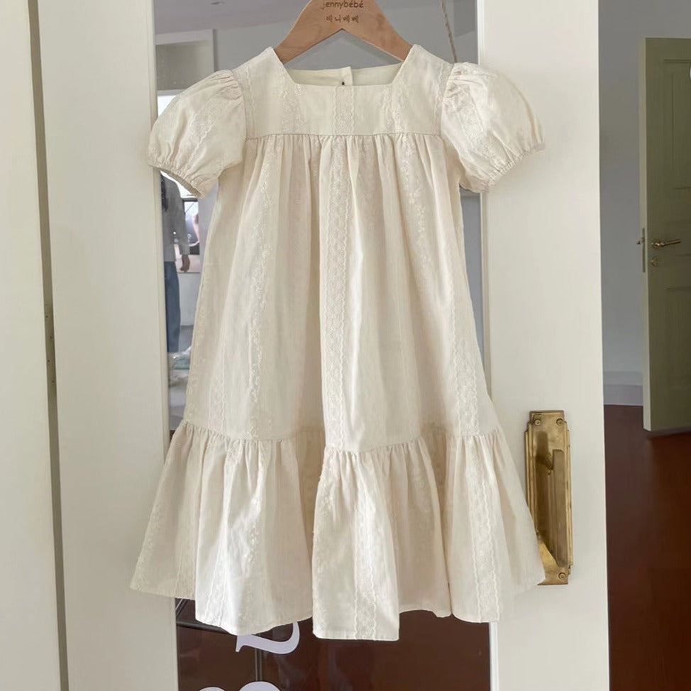 Stunning Embroidered Dress & Romper,6M to 6T.