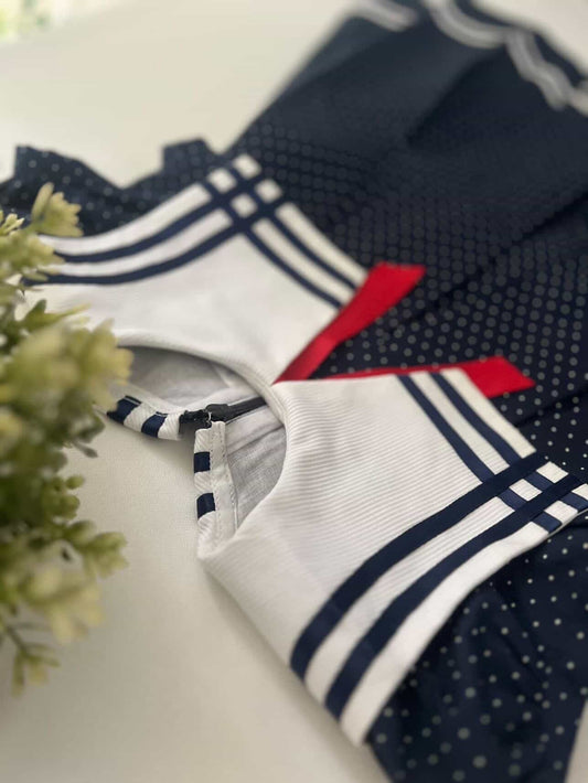 Handmade Sailor Dress for Girls
