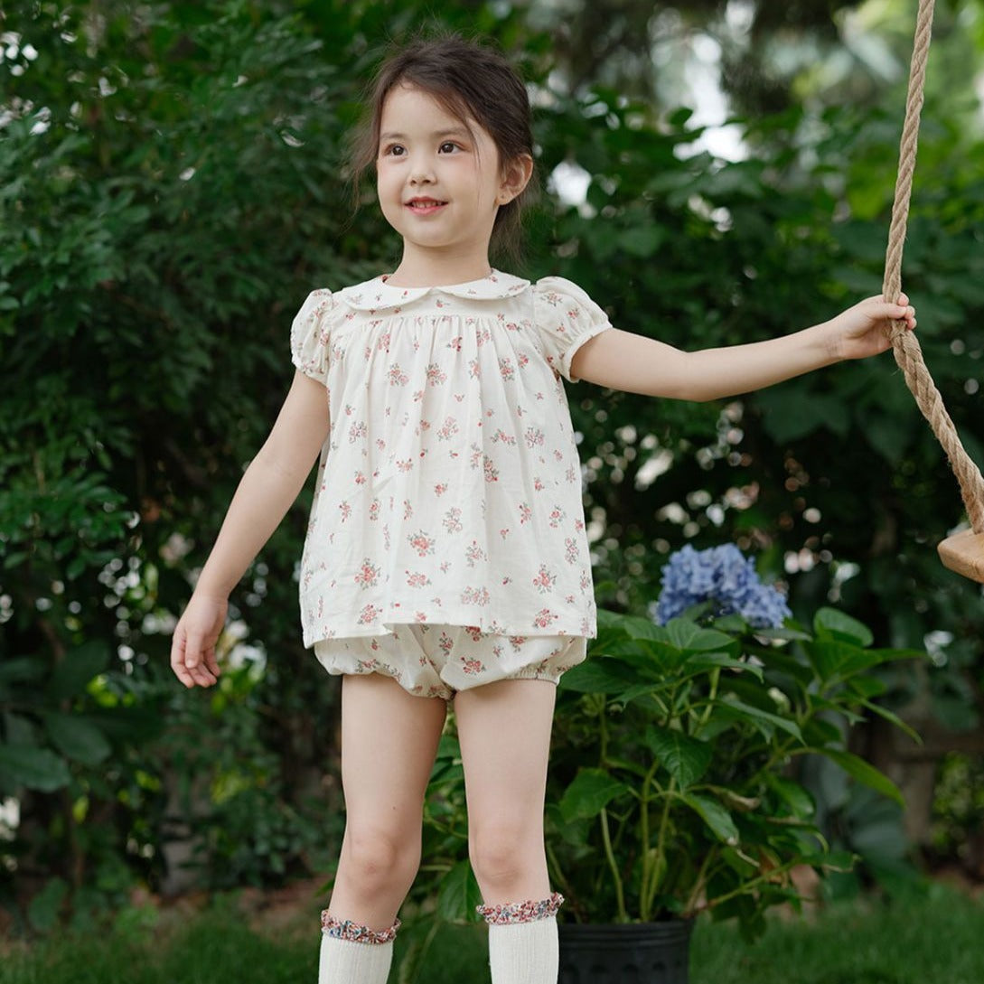 Cute Floral 2pc Set,4T to 7T