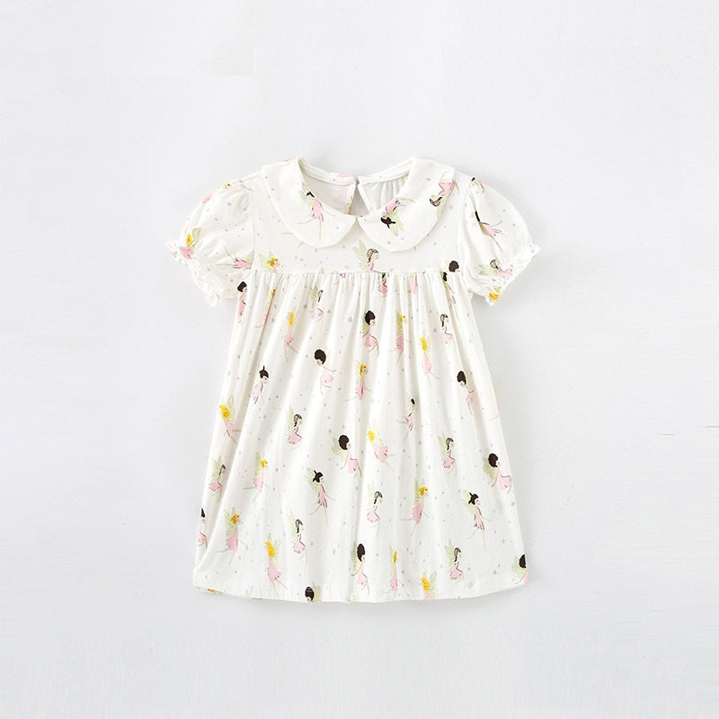 Cute Casual Fairy Dress, 2T to 7T.