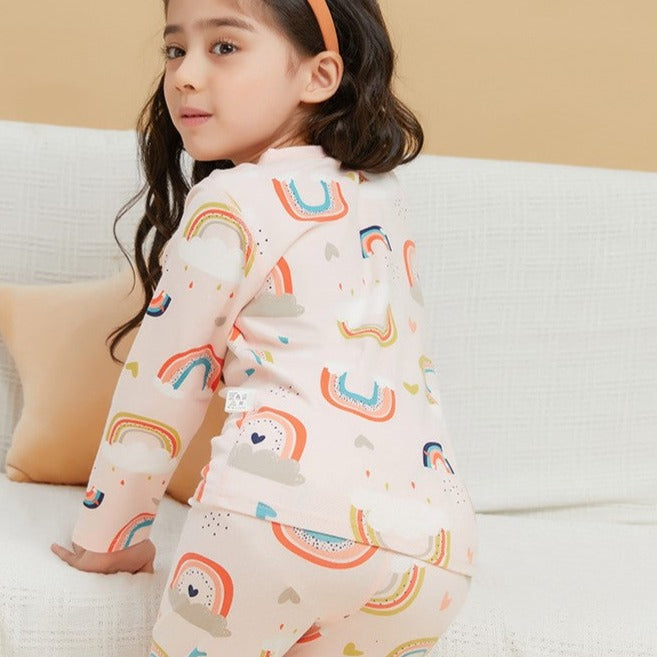 Cute Rainbow Print Pj,2T to 8T.