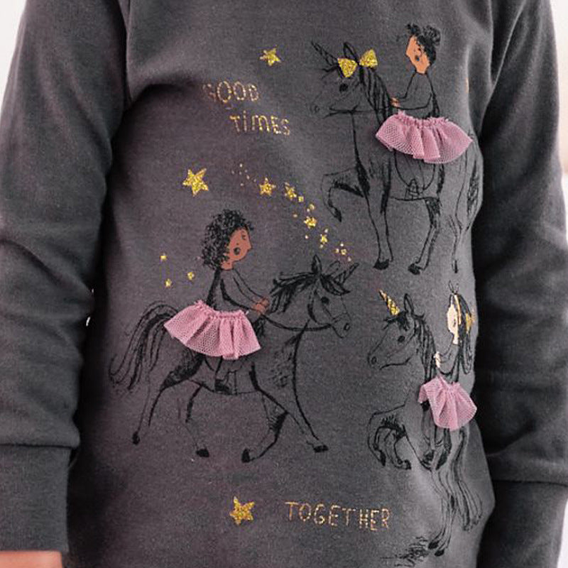 Unicorn Princess Set,2T to & 7T.