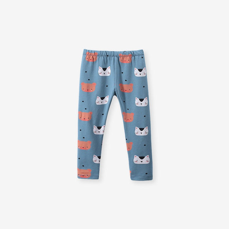 Cute Kitty Applique Set,2T to 7T.