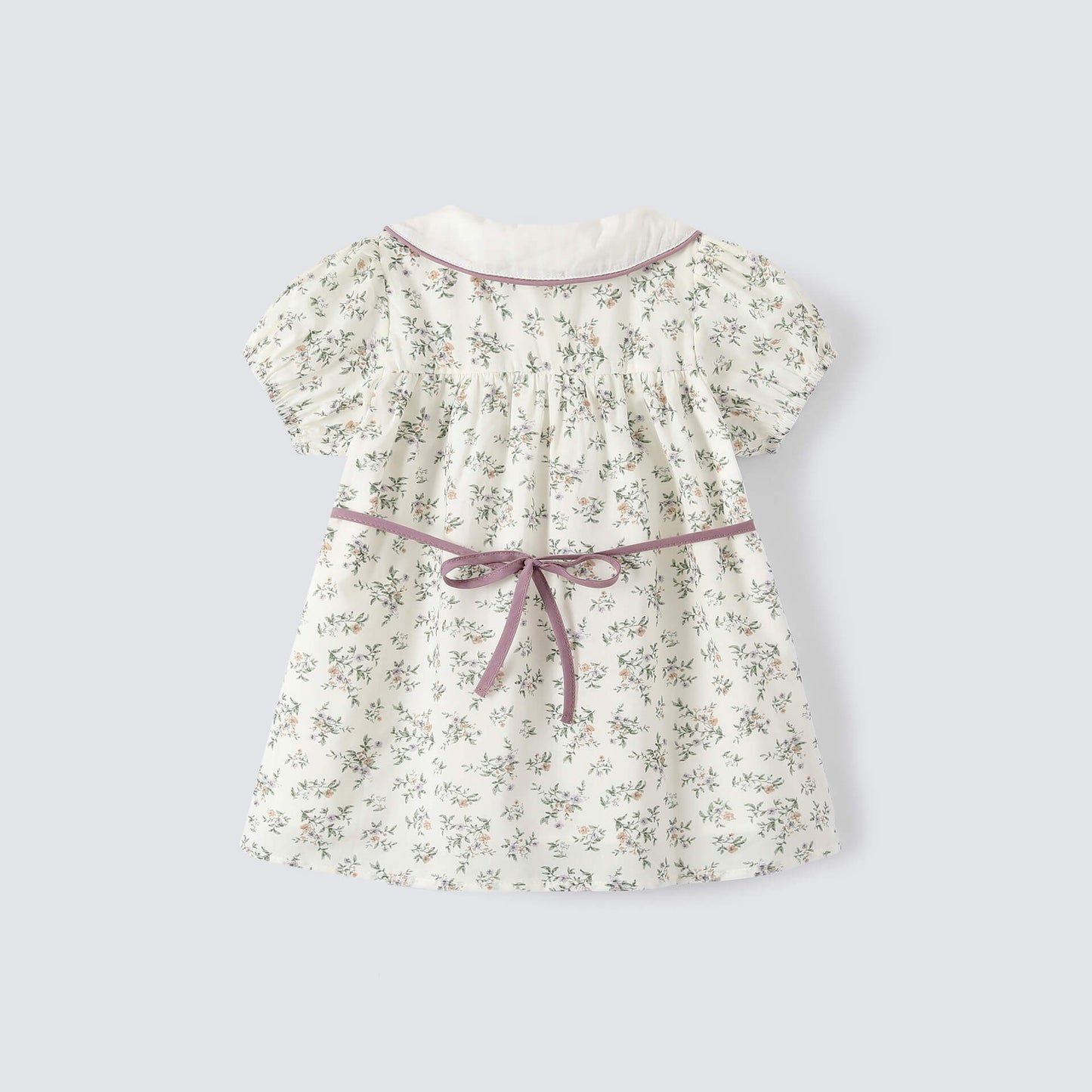 Vintage Floral With Embroidered Collar,12M to 8T.
