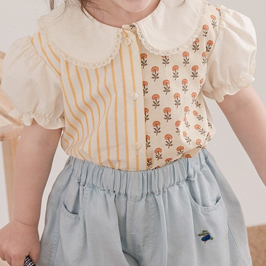 Cute Stripped & Floral Set,12M to 6T.
