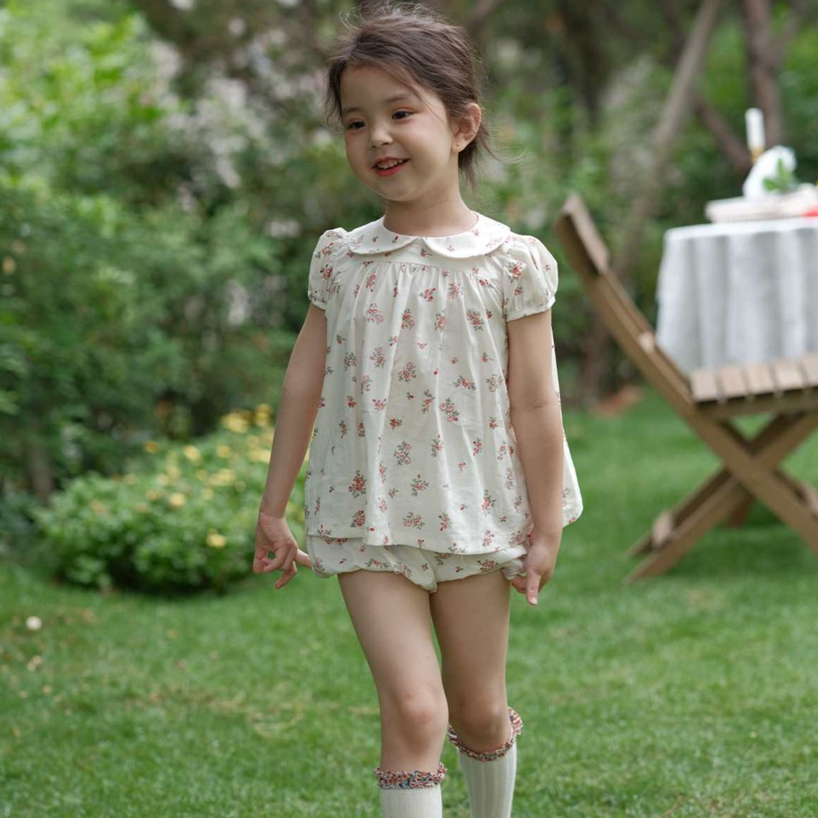Cute Floral 2pc Set,4T to 7T