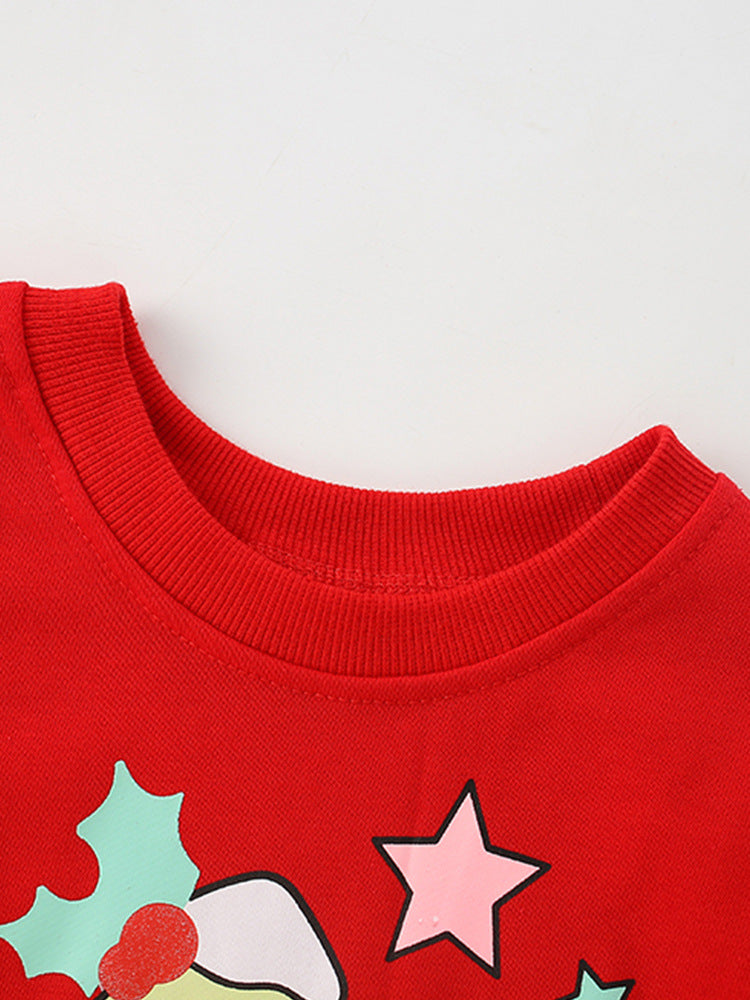 Cute Christmas Tree Sweatshirt,2T to 7T.