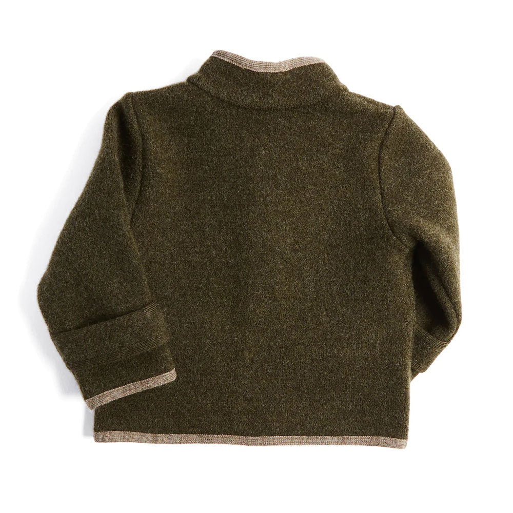 Cute Olive Unisex Woolen Coat,12M to 7T.