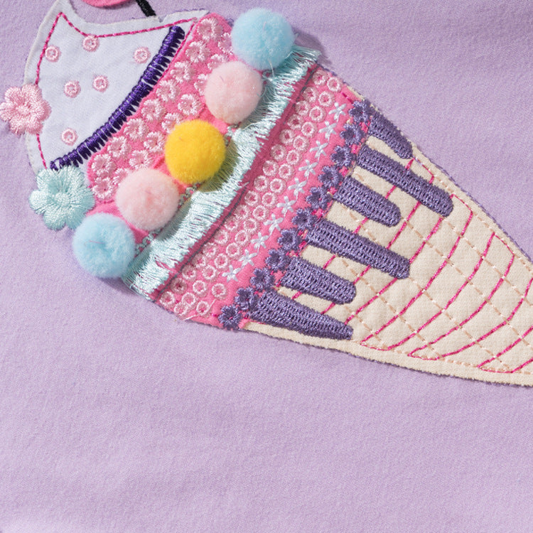 Cute Ice-cream T-shirt,12M to 6T.