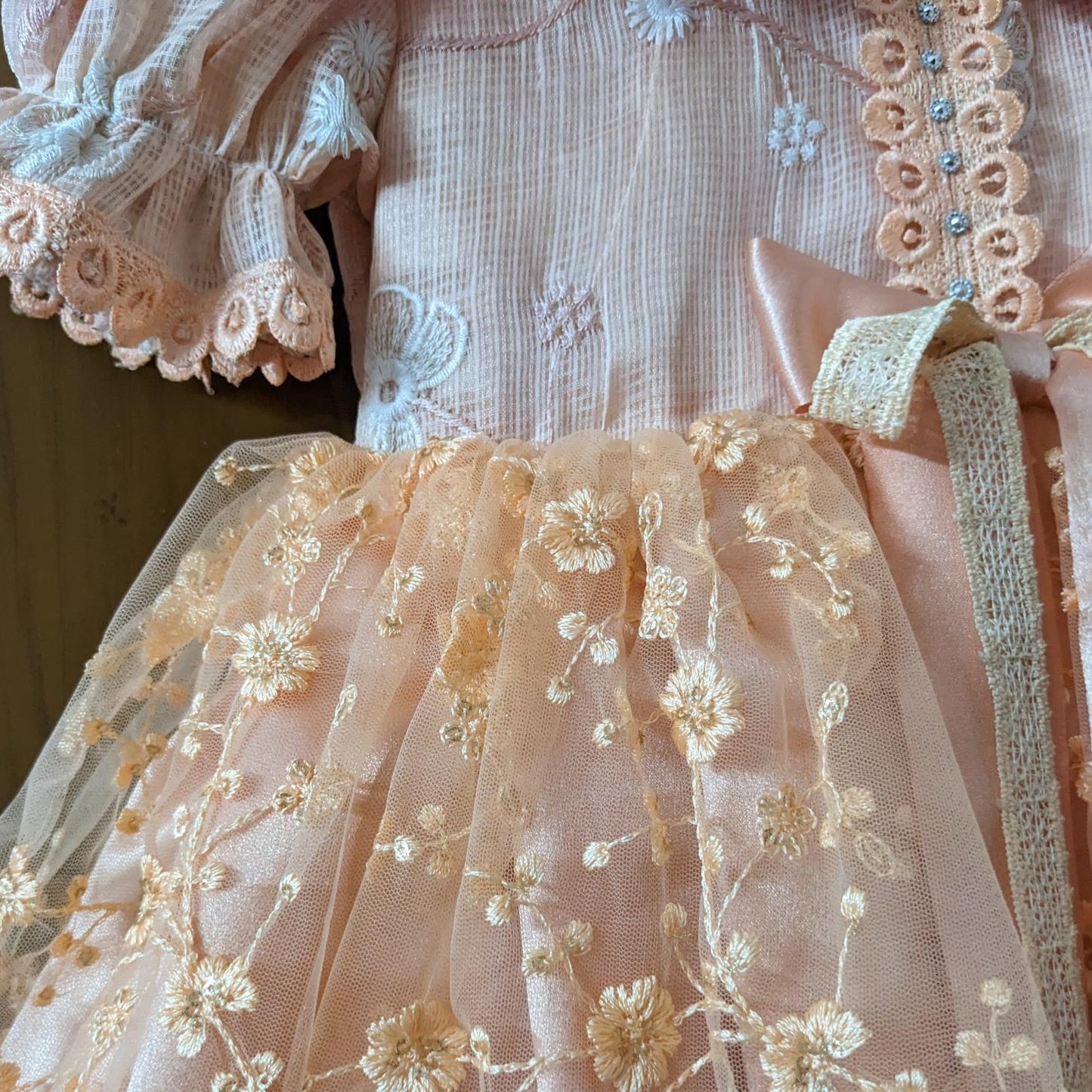 Stunning Spanish Tiered Dress, 12M to 14T.