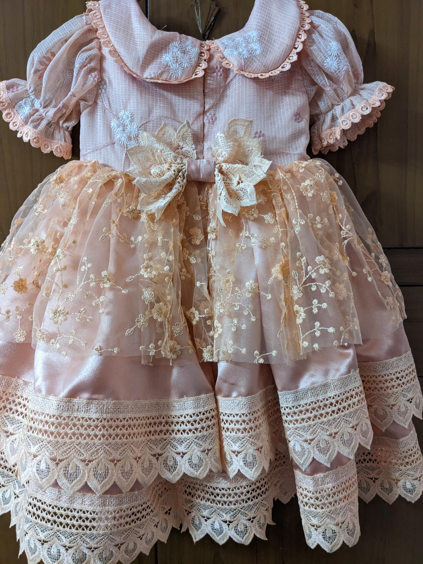 Stunning Spanish Tiered Dress, 12M to 14T.