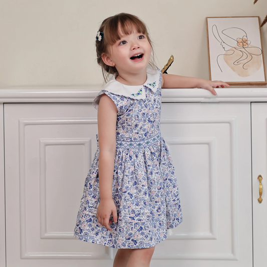 The Bluebell Hand-Smocked Dress,3M to 8T.