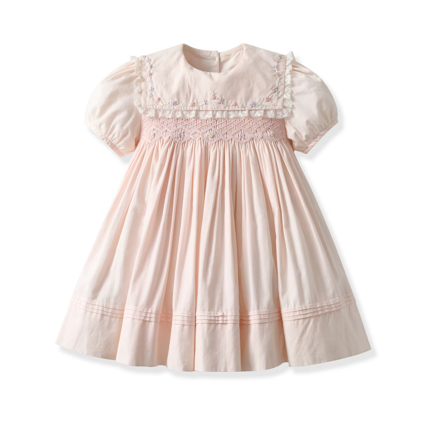 Blush Bloom Hand-Made Dress,12M-7T