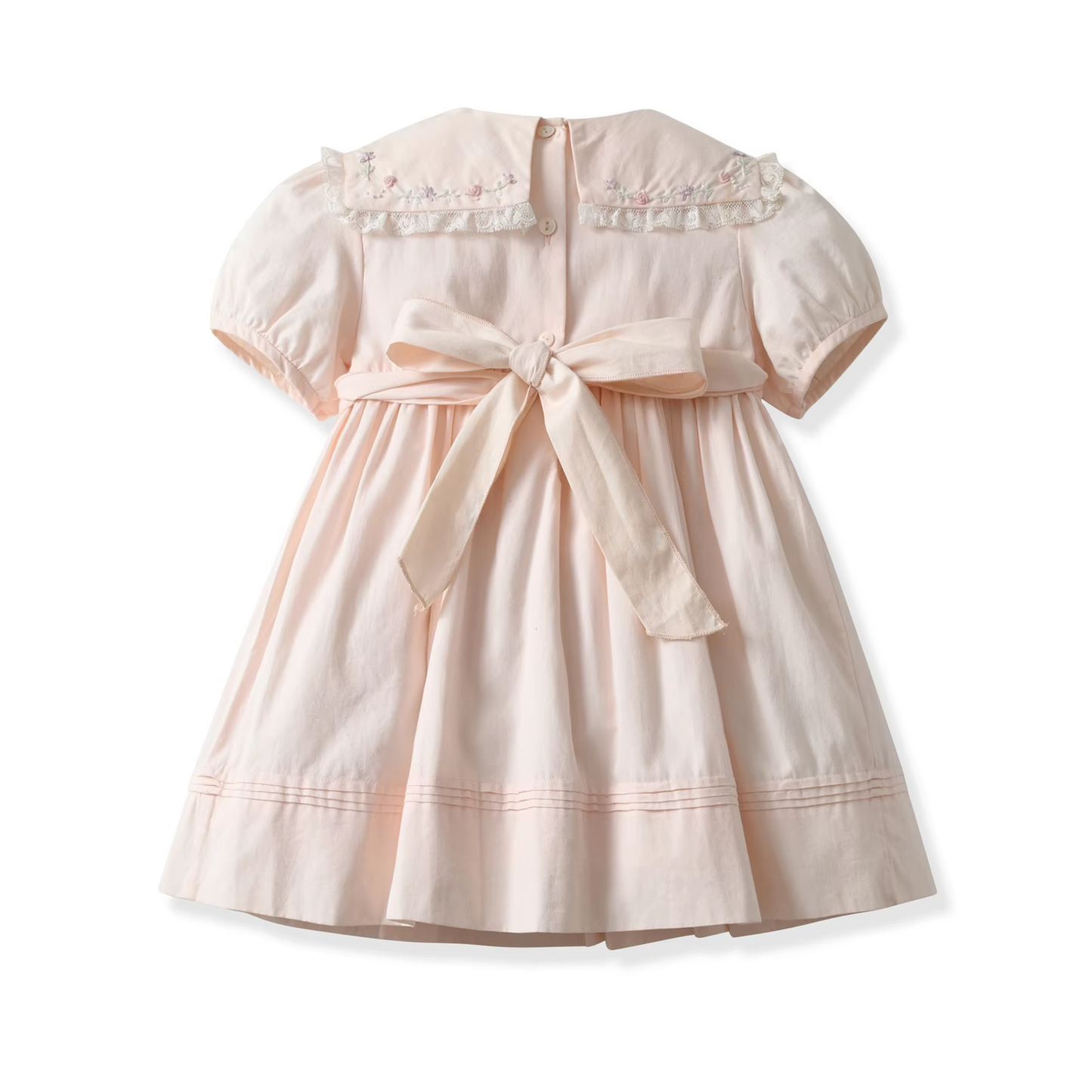 Blush Bloom Hand-Made Dress,12M-7T