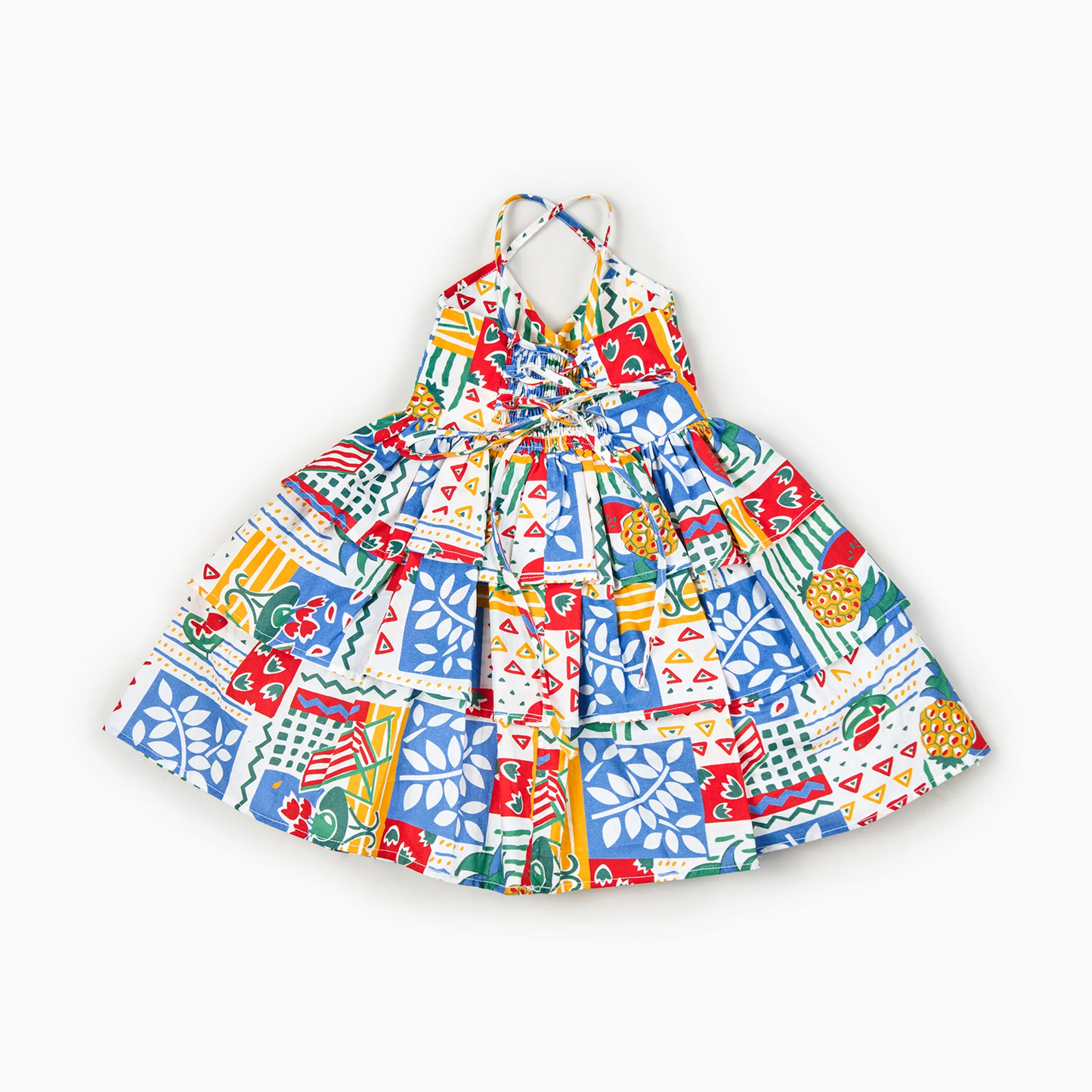 Amalfi Coast-Inspired Vibrant Dress, 6M to 6T