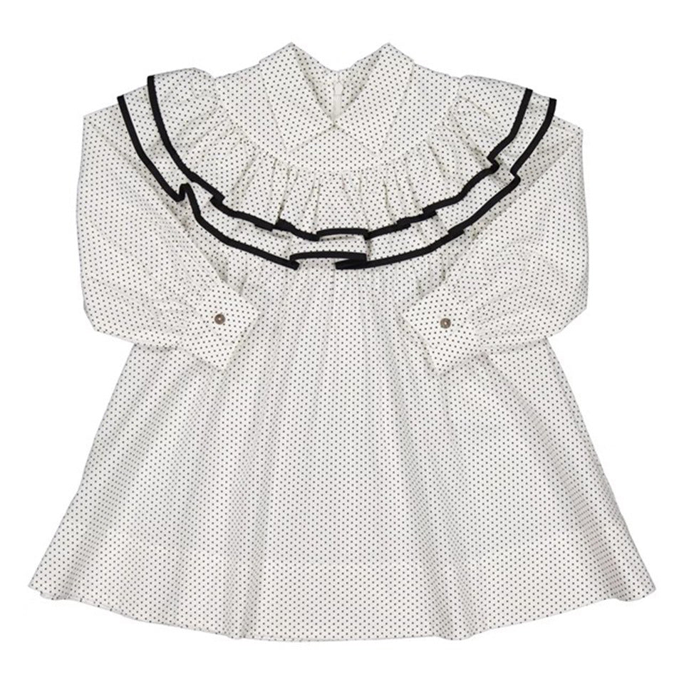 Adorable Polka Dot Dress,2T to 7T.