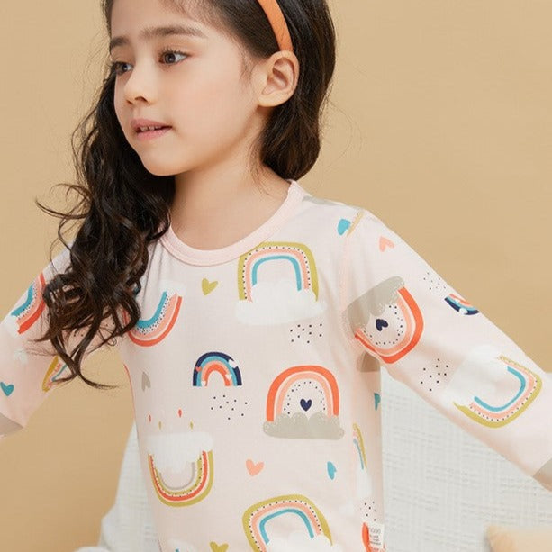 Cute Rainbow Print Pj,2T to 8T.