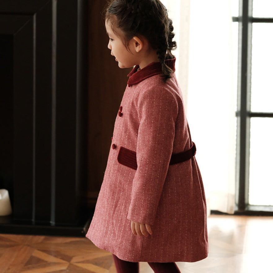 Adorable Warm Woolen Coat,2T to 7T.