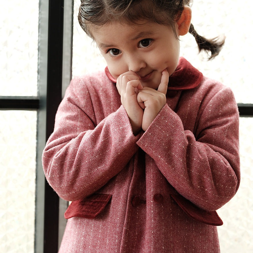 Adorable Warm Woolen Coat,2T to 7T.