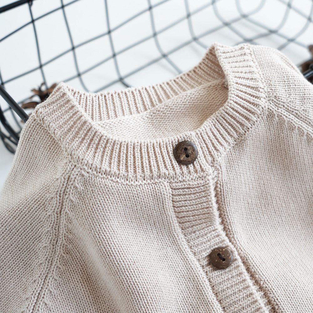 Hand Embroidered Squirrel Cardigan,2T to 6T.