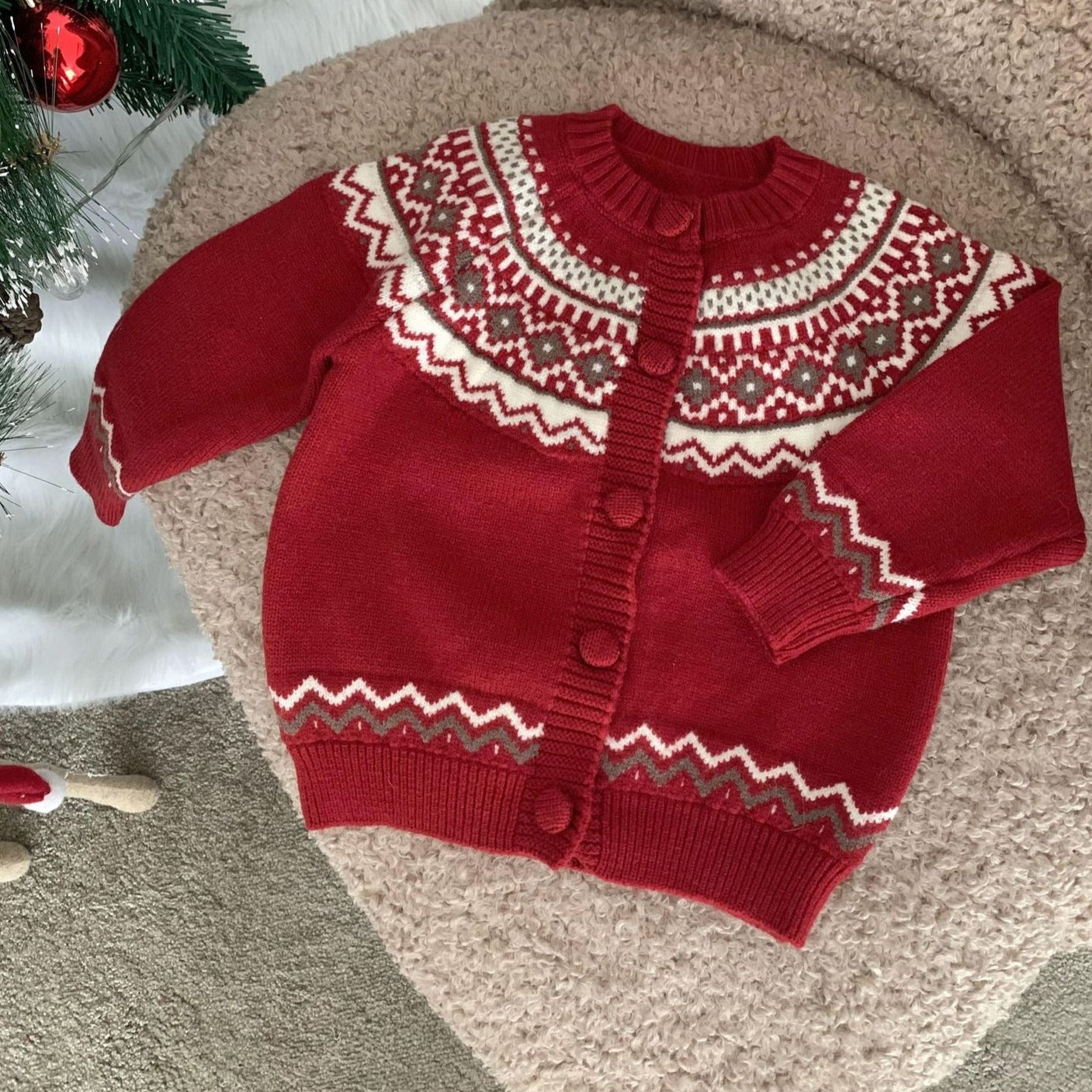 Cute Holiday Colors Sweater,6M to 5T.