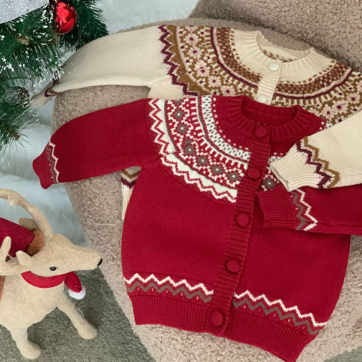 Cute Holiday Colors Sweater,6M to 5T.