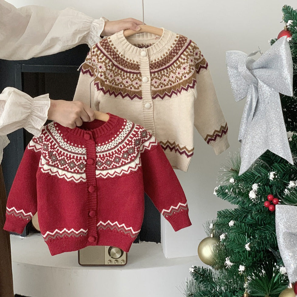 Cute Holiday Colors Sweater,6M to 5T.