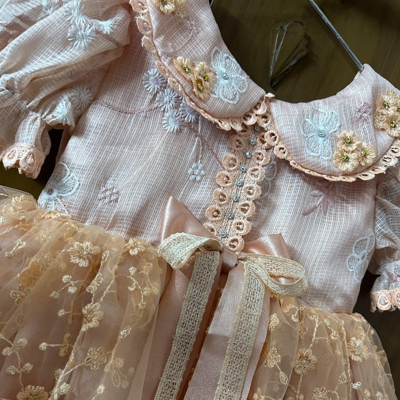 Stunning Spanish Tiered Dress, 12M to 14T.