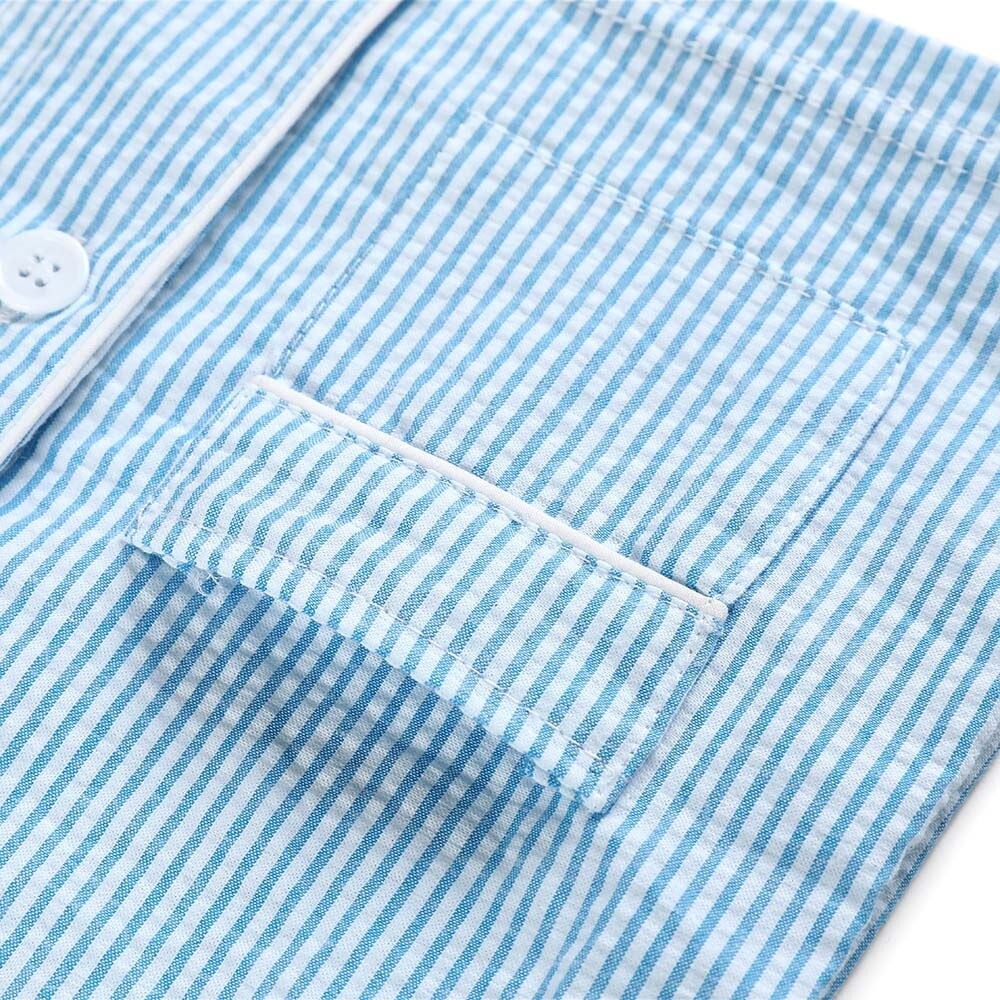 Pink & Blue Matching Seersucker Sibling Set,12M to 12T.