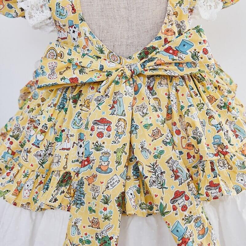 Cute Print Spanish Dress,2T to 7T.