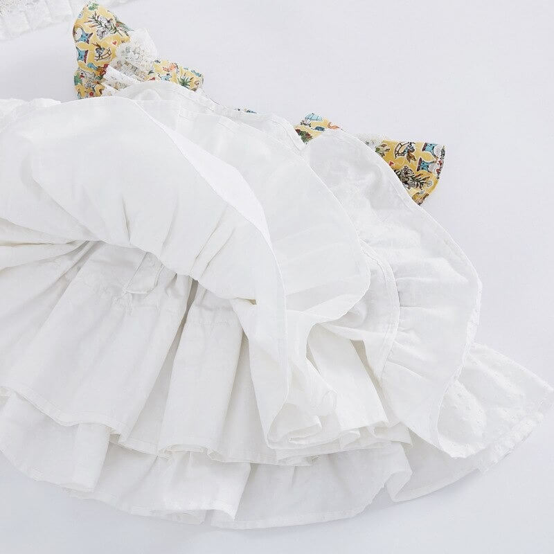 Cute Print Spanish Dress,2T to 7T.