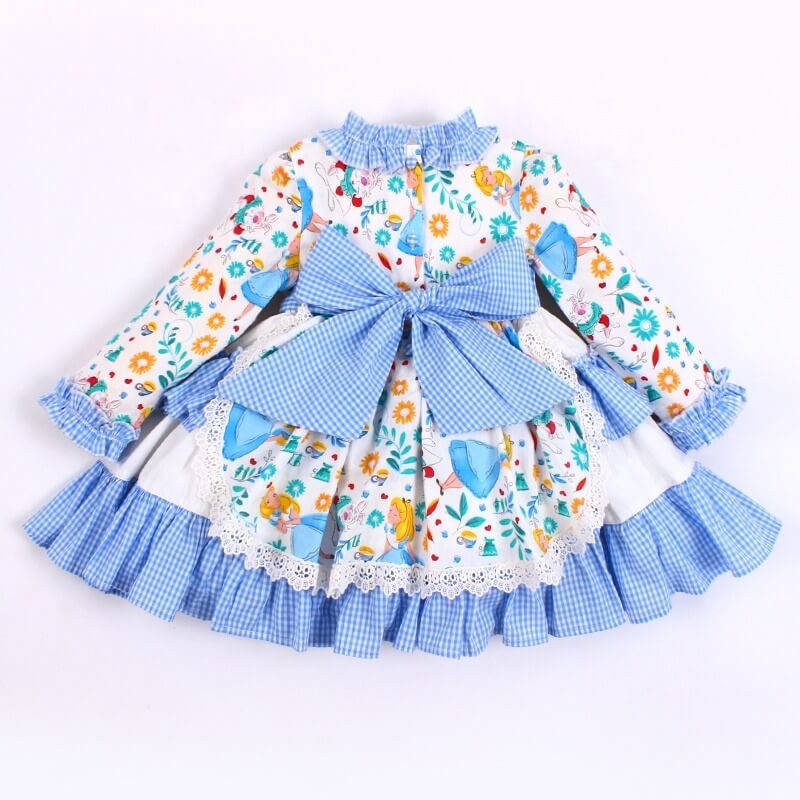 Fun Alice Tea Party Dress,2T to 7T.