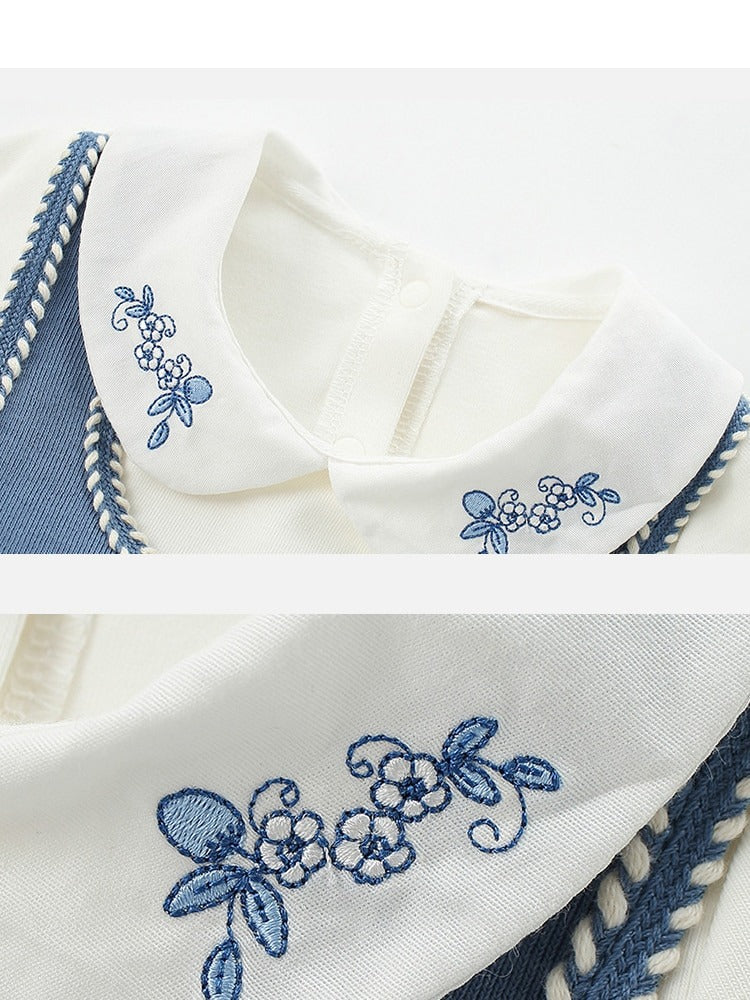 Cute suspender style dress,9M to 4T.