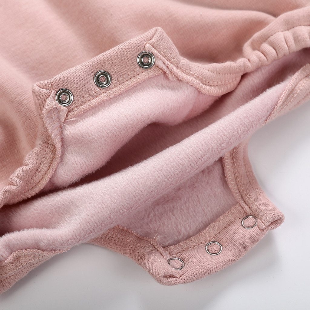 Girl Boy Rabbit Sweatshirt Romper - Dream Town Store