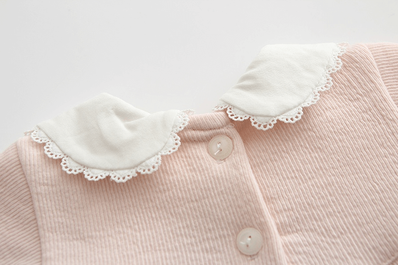 Cute Peter Pan Collar Embroidered Dress,9M to 24M.