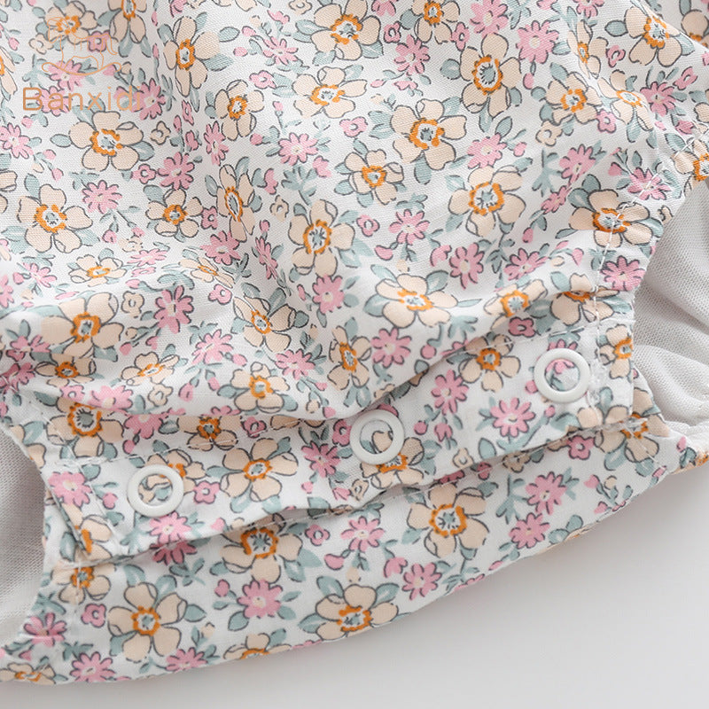 Embroidered Full Sleeves Romper,3M to 2T.