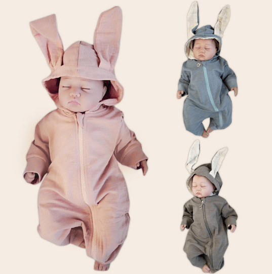 Unisex Rabbit Rompers - Dream Town Store