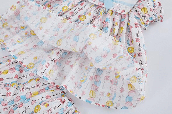 Cute Party Print Summer Set,12M to 6T.
