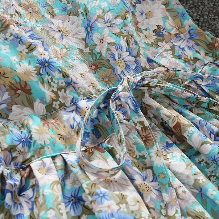 Sleeveless Floral Dress With Hat, Pink/Blue,2T to 6T.