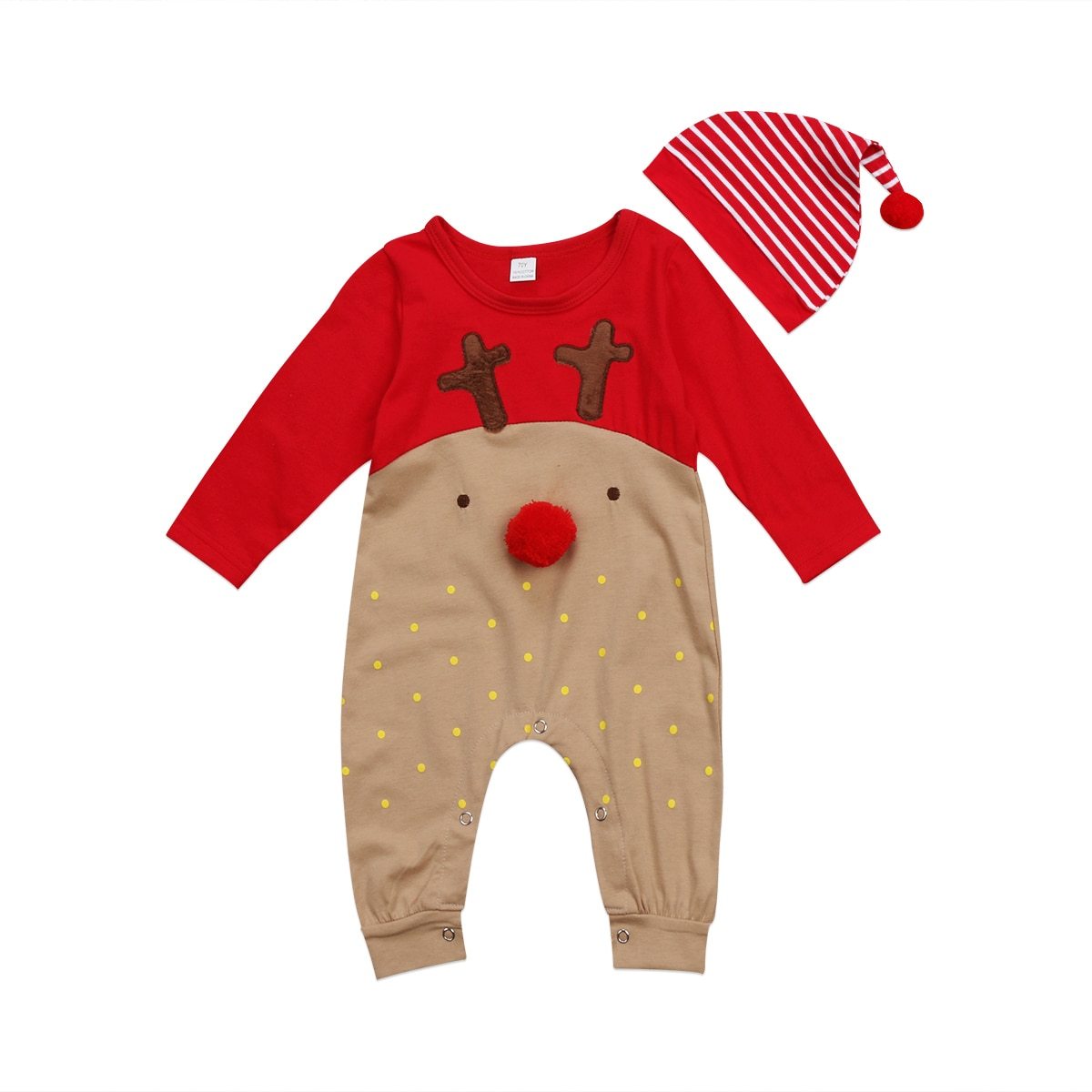 Deer Romper Jumpsuit & Hat - Dream Town Store