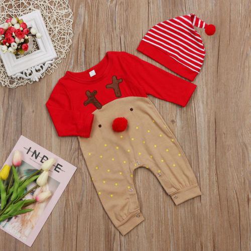Deer Romper Jumpsuit & Hat - Dream Town Store