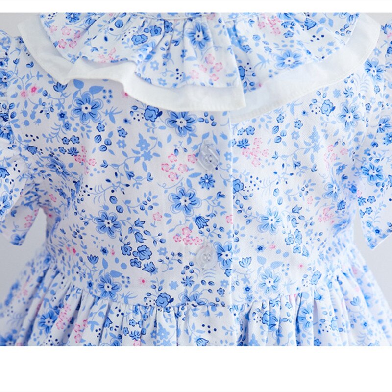 Gorgeous Hand Smocked Dress With Ruffle Sleeves,12M to 6T