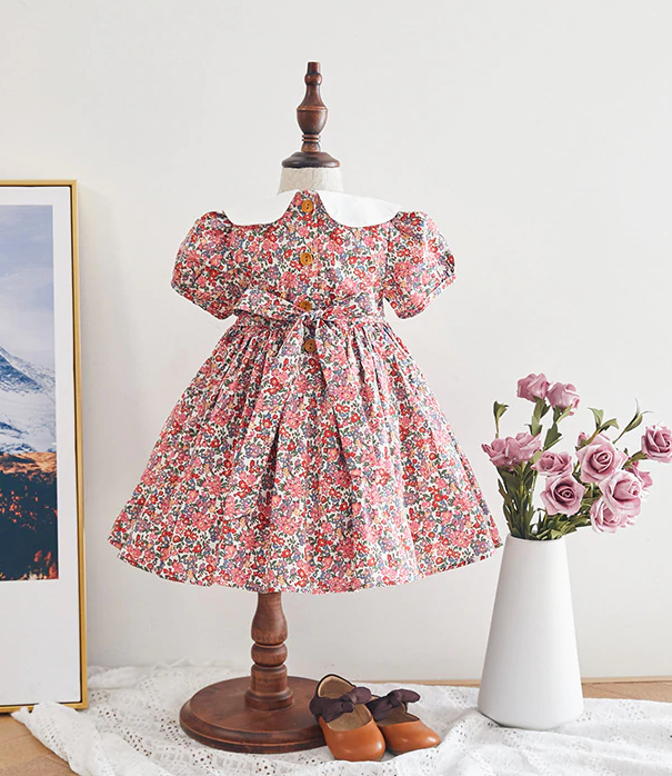 Beautiful Hand Smocked Dress, 12M to 6T.