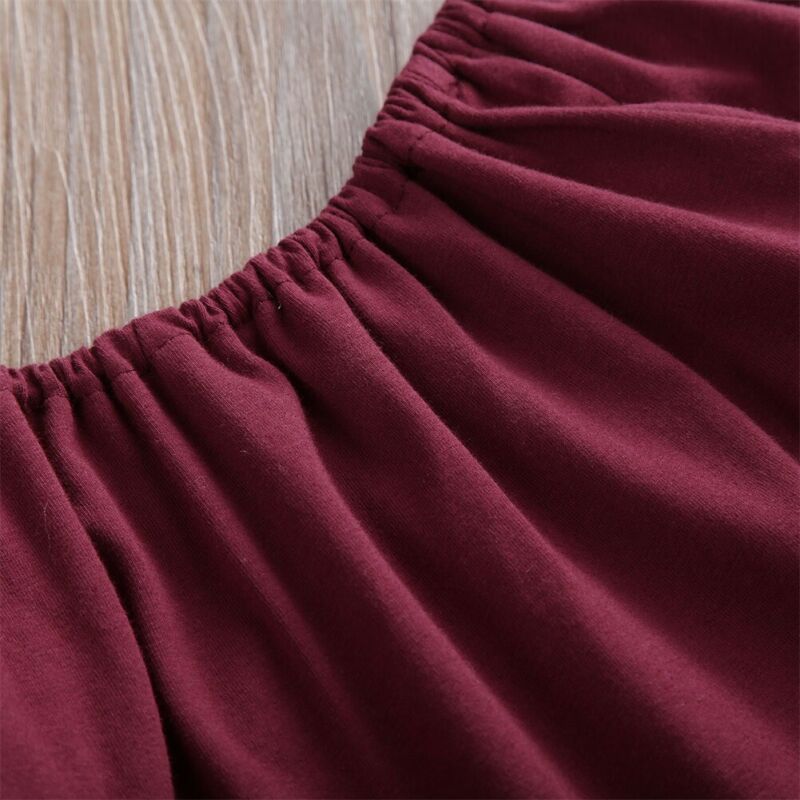 Toddler Off Shoulder Top & Bell-Bottom Pants, 2Y-6Y.