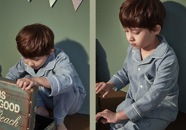 Printed Spring/Fall PJs,3T to 10T.